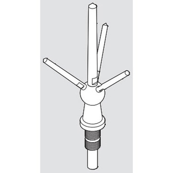 突針 4針型 大阪避雷針工業(OHK)