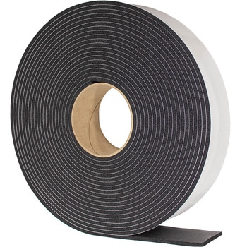 すき間テープEPDMスポンジゴム【高気密：タフロング マイクロセル20】粘着テープ付 岡安ゴム