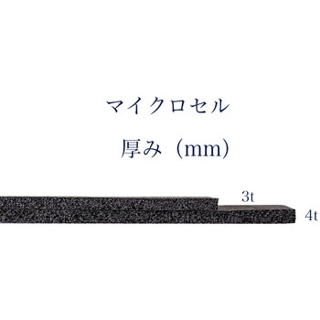 すき間テープEPDMスポンジゴム【高気密：タフロング マイクロセル20】粘着テープ付 岡安ゴム