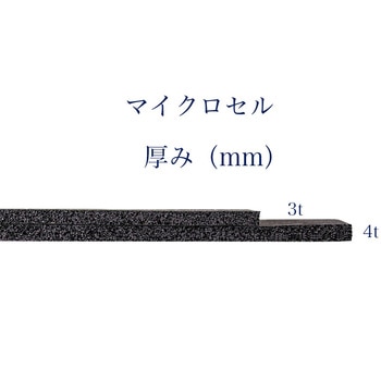 EPDMスポンジゴムシート粘着なし【高気密：タフロング マイクロセル20】 岡安ゴム