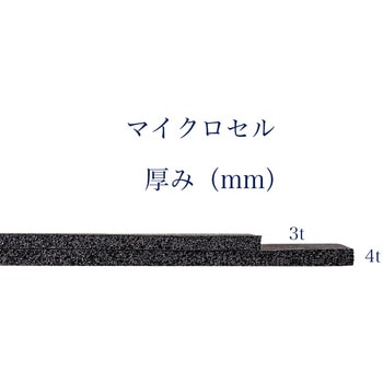 EPDMスポンジゴムシート粘着テープ付き【高気密：タフロング マイクロセル20】 岡安ゴム