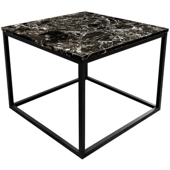 大理石調サイドテーブル(正方形) アーバン