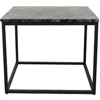 大理石調サイドテーブル(正方形) - アーバン