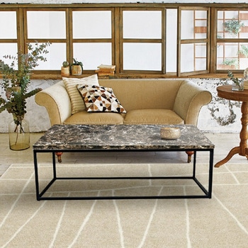 大理石調センターテーブル(長方形) アーバン