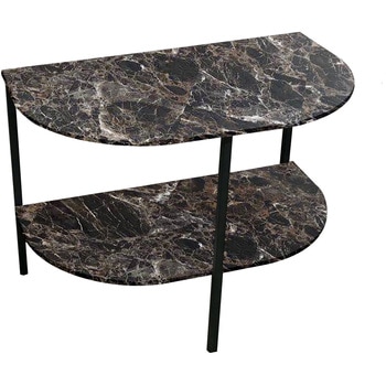 大理石調半円テーブル(半円形) アーバン