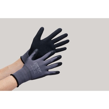 OPTY 天然ゴム背抜き手袋 中厚手 OP-220 Weed