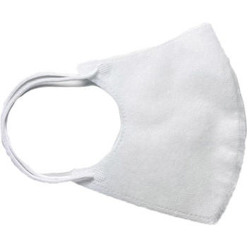 混入対策立体Eマスク 2PLY 耳掛けタイプ ホワイト リーブル