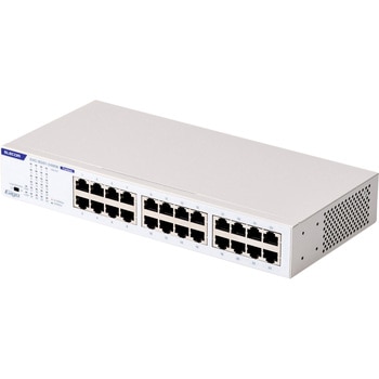 スイッチングハブ 長寿命設計 電源内蔵 メタル筐体 1年保証 ホワイト エレコム