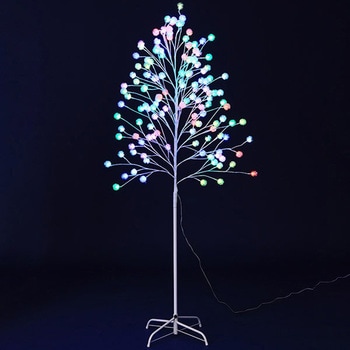 スマートLED ケセランパセラン立木(高さ：H180cm) アルファ[販促]
