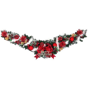 180cmクリスマスアレンジスワッグ アルファ[販促]