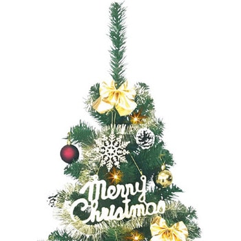 120cmゴールドクリスマスツリーセット アルファ[販促]