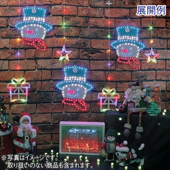 SMDイルミネーション 3連スノーマン アルファ[販促]