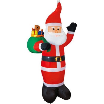 エアブロー スマイルサンタ(高さ：H210cm) アルファ[販促]
