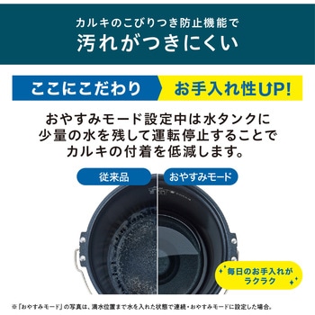 AHM-MHU60A-W 丸洗いスチーム式加湿器 1台 アイリスオーヤマ 【通販