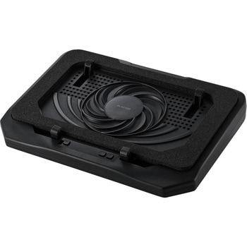 ノートパソコンクーラー 冷却スタンド 12～18インチ対応 大口径12cmファン 18段階風量調整 3段階角度調整 エレコム