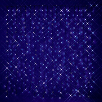 ギャラクシーカーテンライト(ホワイト/ブルー) アルファ[販促]