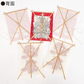 干支ミニ5連凧(午) アルファ[販促]