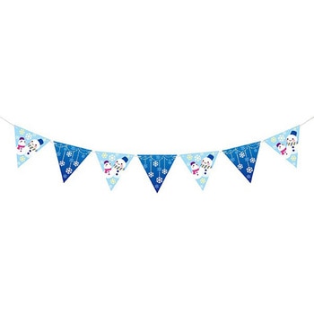 なかよしスノーマンフラッグガーランド アルファ[販促]