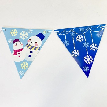 なかよしスノーマンフラッグガーランド アルファ[販促]