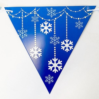 なかよしスノーマンフラッグガーランド アルファ[販促]