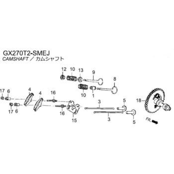 14100-Z5K-910 カムシャフトASSY 1個 ホンダ 【通販モノタロウ】