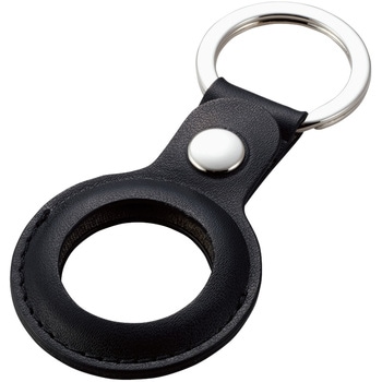 AT-LBKBK AirTag�p�P�[�X �o���p�[ ���U�[ �L�[�����O�t �����^�� �G���R�� 65686514