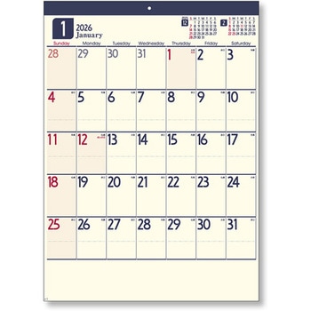 ナチュラルメモカレンダーB3 キングコーポレーション