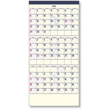 壁掛カレンダー ナチュラルメモカレンダー3ヶ月 キングコーポレーション