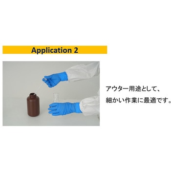 ケムシールドプロ02(CHEM SHIELD PRO 02)ニトリルグローブ 原田産業