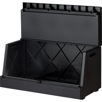 出し入れがスムーズな屋外ストッカー 120L BK リス