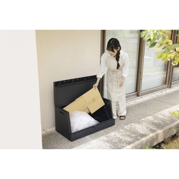出し入れがスムーズな屋外ストッカー 120L BK リス