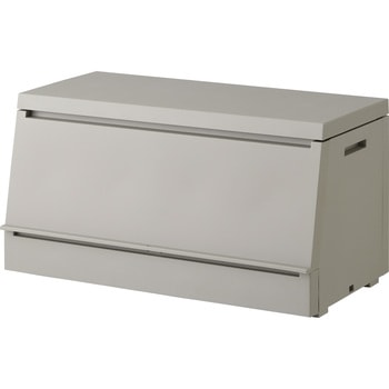 出し入れがスムーズな屋外ストッカー 120L GY リス