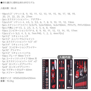 BIGRED 工具セット(86点) - BIG RED