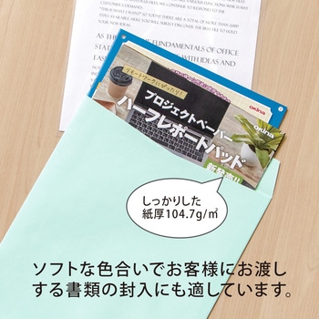カラー封筒 50枚パック 角2 角3 オキナ