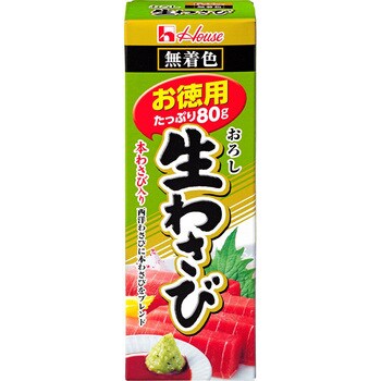 おろし生わさび お徳用 80g 1ケース(80g×10本) ハウス食品 【通販モノタロウ】