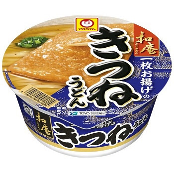 和庵 一枚お揚げのきつねうどん 1ケース(85g×12個) 東洋水産(マル