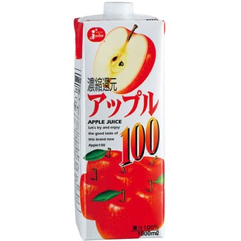 アップル100 1000ml ジューシー 紙パック 本数6 - 【通販モノタロウ】