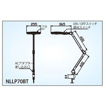 LED拡大鏡 NLLPシリーズ (クランプ式) 日機 【通販モノタロウ】