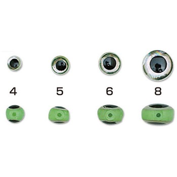 US-33S 目玉ビーズ シルバー ハリミツ