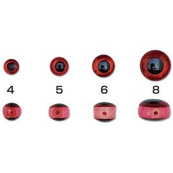 US-33R 目玉ビーズ レッド ハリミツ