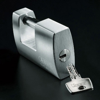 カンヌキ式シリンダー南京錠 ABUS