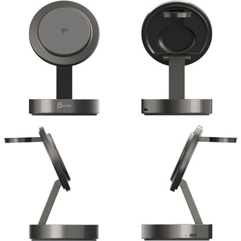 Qi2 3in1 スタンド式 ワイヤレス充電器 j5 create