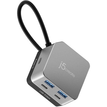 USB-C フレキシブルポート搭載 4K/144 HDMI 6-in-1 マルチハブ j5 create