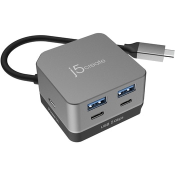 USB-C フレキシブルポート搭載 4K/144 HDMI 6-in-1 マルチハブ j5 create
