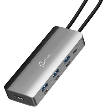 USB-C フレキシブルポート搭載 4K144Hz HDMI 8-in-1 スリムマルチハブ j5 create