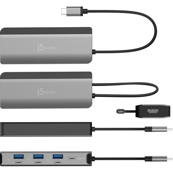 USB-C フレキシブルポート搭載 4K144Hz HDMI 8-in-1 スリムマルチハブ j5 create