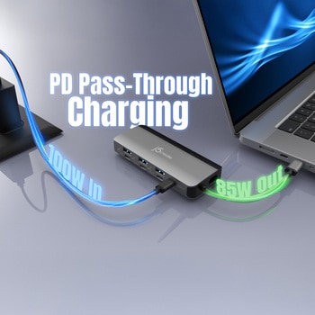 USB-C フレキシブルポート搭載 4K144Hz HDMI 8-in-1 スリムマルチハブ j5 create