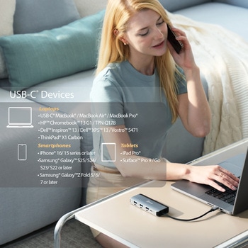 USB-C フレキシブルポート搭載 4K144Hz HDMI 8-in-1 スリムマルチハブ j5 create