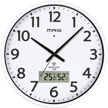 無線LAN掛時計 MAG(ノア精密)