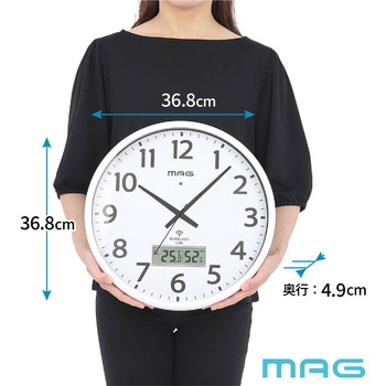 無線LAN掛時計 MAG(ノア精密)